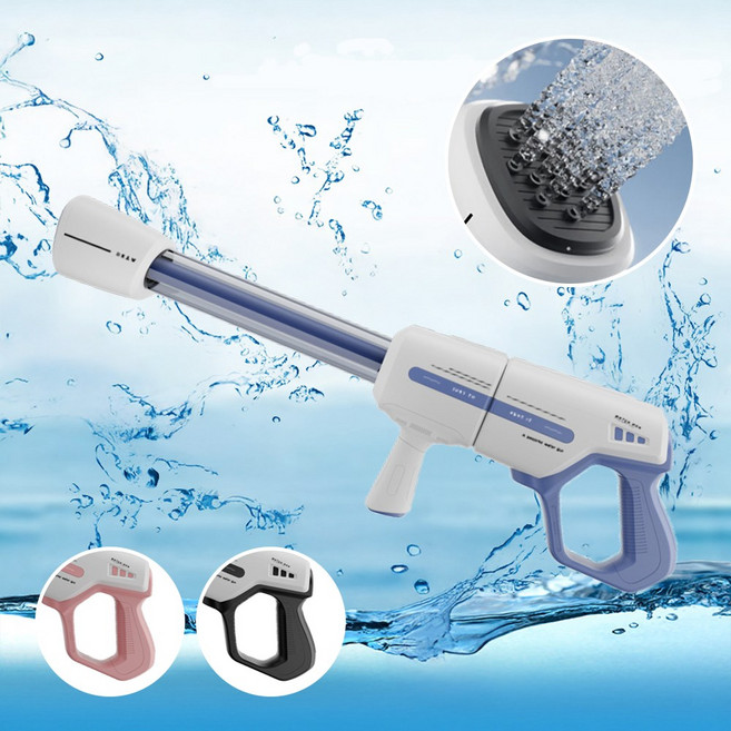 [대용량] 알앤엘 워터캐논 펌프형 물총 장거리 물놀이 장난감, 1개, 아쿠아블루