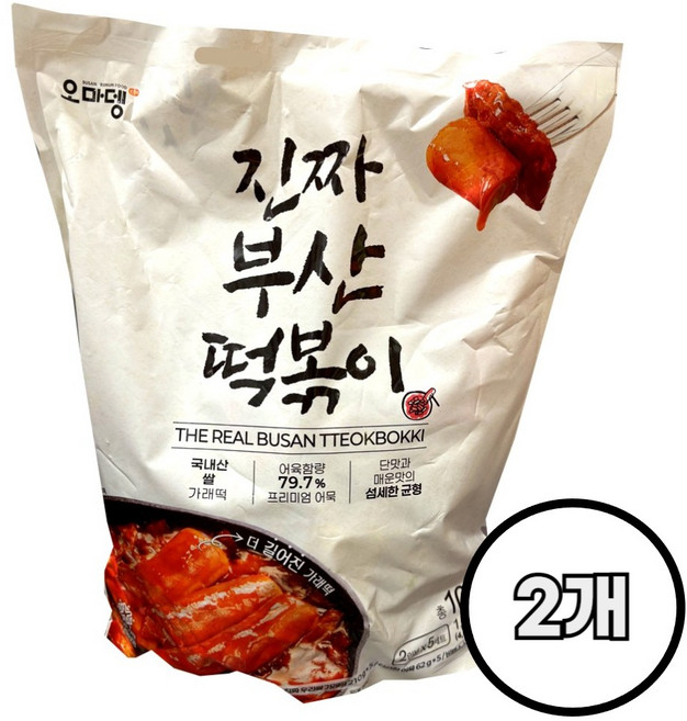 코스트코 오마뎅 진짜부산떡볶이 (10인분) /냉동 개별포장 밀키트, 2개, 1.76kg