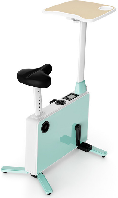 실내자전거 테이블형 미니 접이식 가정용 유산소 사이클 가정용 실내 접이식 자전거, 민트 그린, 913A