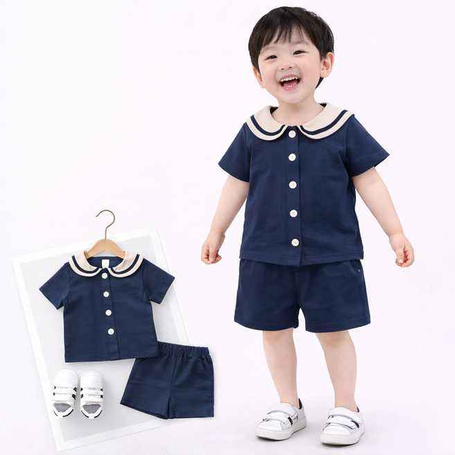 바지세트 아동 상하복 나시 세트 여름 데일리룩 통기성 냉감 소재 외출복 실내복