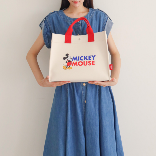 헨리컴퍼니 디즈니 정품 양면 미키마우스 스퀘어 크로스백