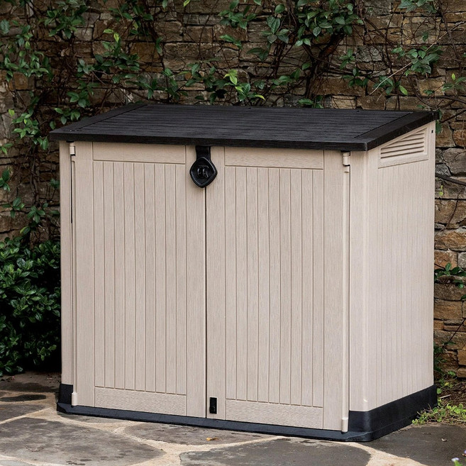 [코스트코] 케터 스토어 잇 아웃 야외용 다용도 보관함 880L / W 132 x D 72 x H 114cm / 소형 창고 /가드닝창고/ 고충격강도 플라스틱/ 반짝세일/ 미니창고