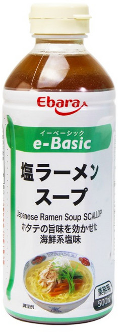 에바라 이베이직 시오라멘스프 500ml 일본소스 해물육수, 1개