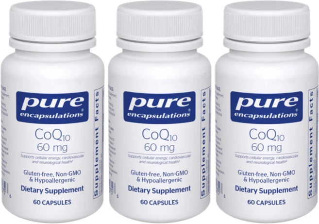 퓨어인캡슐레이션 코큐텐 코엔자임Q10 60mg, 3개, 60정 - 쿠팡