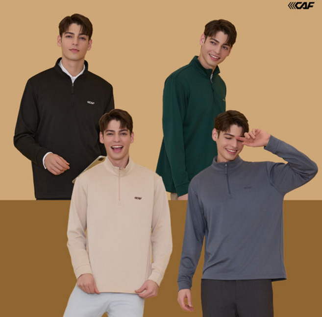 르까프 25SS 남성 데일리 하프집업 4종세트