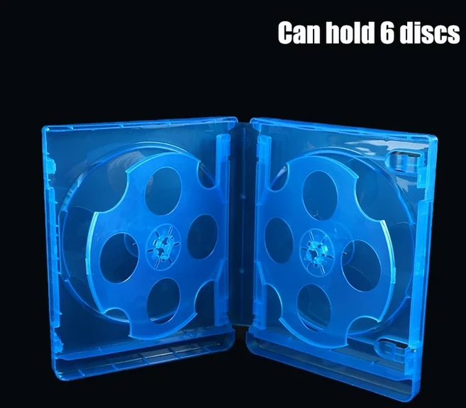 CD 케이스 보관함 1개 블루레이 교체 게임 보호 상자 PS4 PS5 DVD 디스크 브래킷 박스