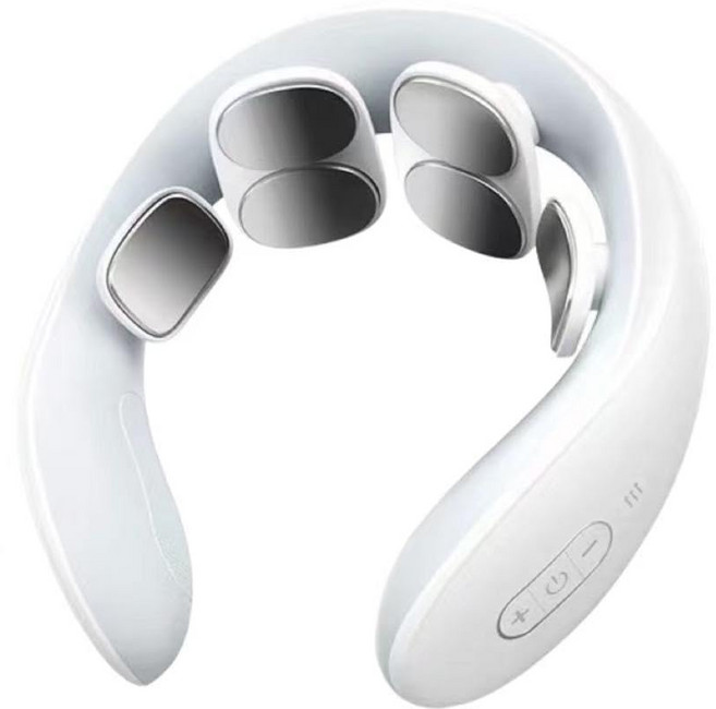 Srarosai 6 넥 케어 목 어깨 릴렉제이션기 패드 넥 릴렉스 (EMS&TENS의 W효과), 1