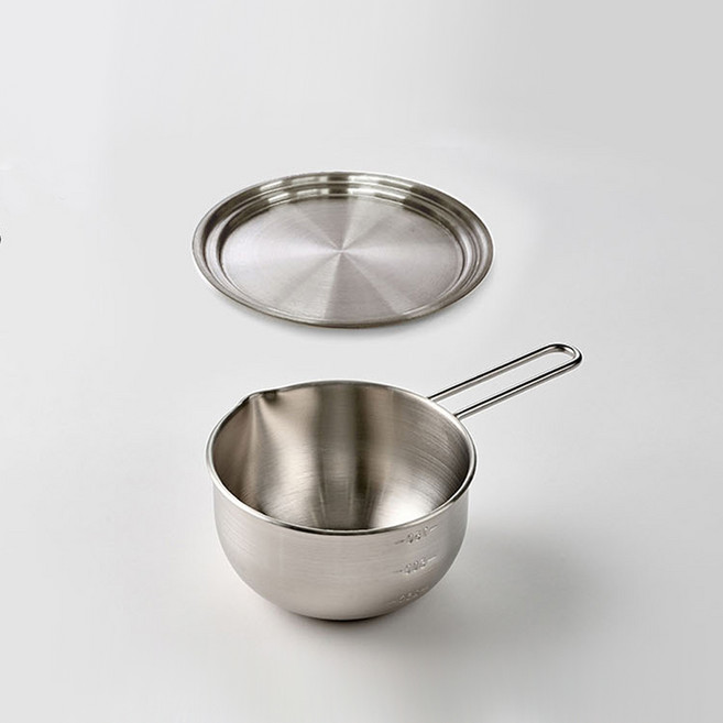 에비히슈테른 계량 멀티팟 레카 스텐 편수냄비, 세트(계량멀티팟14+멀티뚜껑), 1세트, 14cm, .