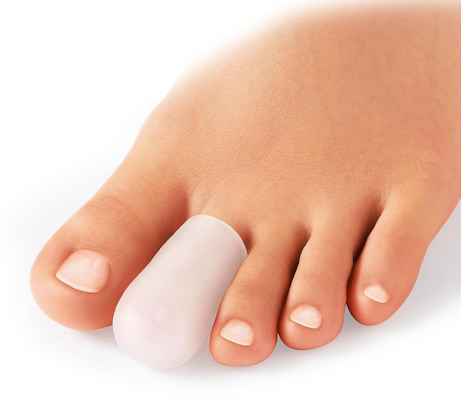 미즈코스 발가락 보호 골무 보호캡 엄지 발톱 튜브, 6개, 막힌형-검지