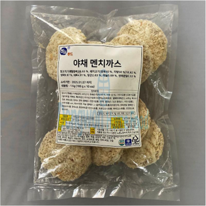 하늘푸드 야채멘치까스, 10개