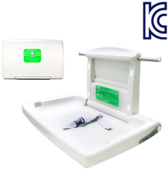 접이식 기저귀 교환대 (가로형) L860xD580xH500 무게 약 9.5KG 볼트포함 출고 / 기저귀 갈이대 화장실 준공용 공공기관