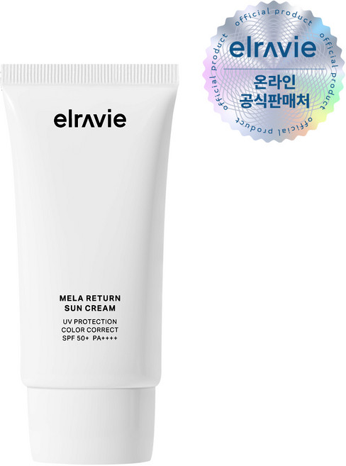 [본사정품] 엘라비에 멜라리턴 선크림 SPF50+/PA++++ 미백 톤업 크림 자외선차단 데일리선케어 촉촉한선크림 다음생은없으니까 김희선 드라마, 1개, 50ml