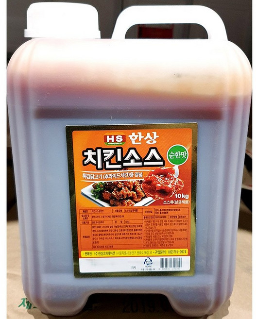 치킨소스 (순한맛 HS 10K), 10kg, 1개