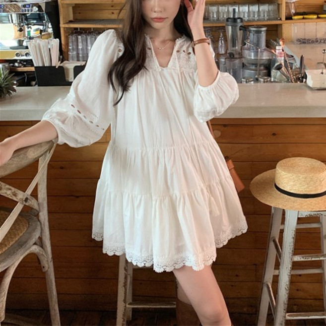 텐미닛스타일 만능코디템 러블리 여리데일리룩 포리트 원피스