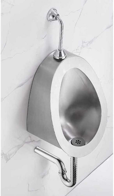 스텐 소변기 남자 공중화장실 화장실 인테리어 카페, F. 8301숨겨진 센서 플러시 밸브벽 패