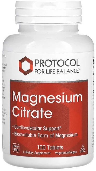 Protocol for Life Balance 마그네슘시트레이트 100정(1정당 200mg) Balance (프로토콜 포 라이프 밸런스), 프로토콜 포 라이프 밸런스 Protocol for Li, 1개 - 쿠팡