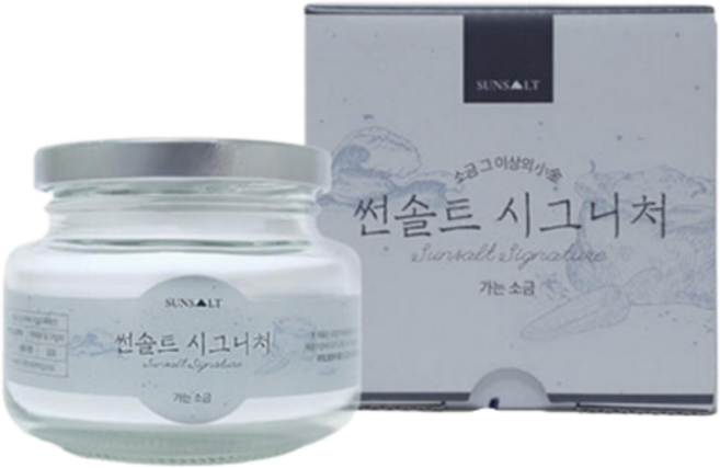 썬솔트 구운 용융소금 천일염 해양심층수 가는소금, 4개, 200g
