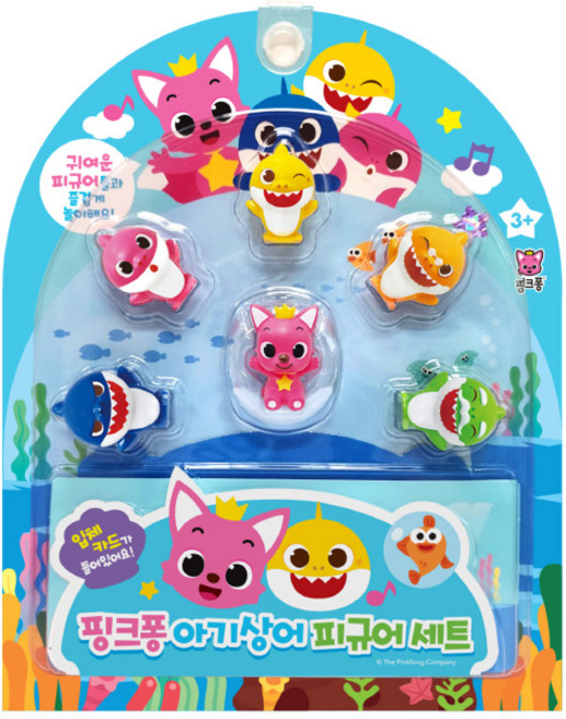 알라딘 핑크퐁 아기상어 피규어세트