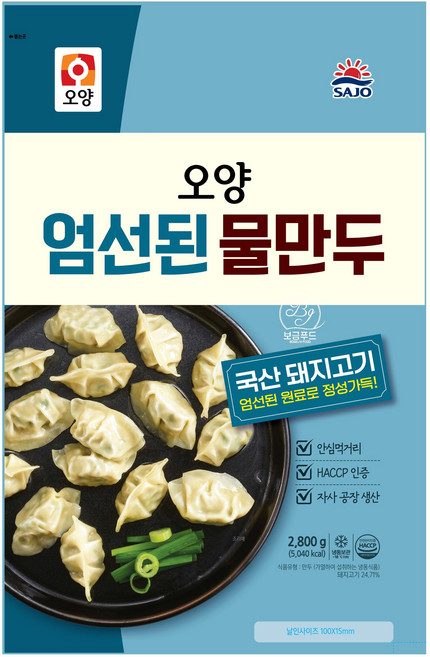오양 물만두2.8kg, 2.8kg, 3개