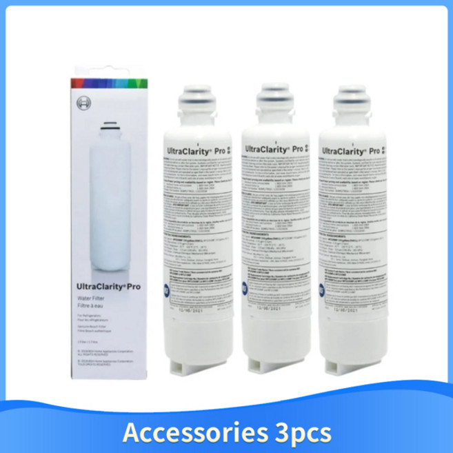 BORPLFTR50BORPLFTR55RA45002212033030용 Bosch UltraClarity Pro 냉장고 정수 필터 교체, 04 3PCS