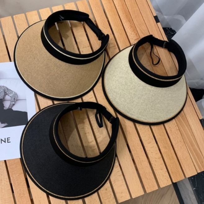 메인스톰 여성모자 여름모자 라탄썬캡 자외선차단모자