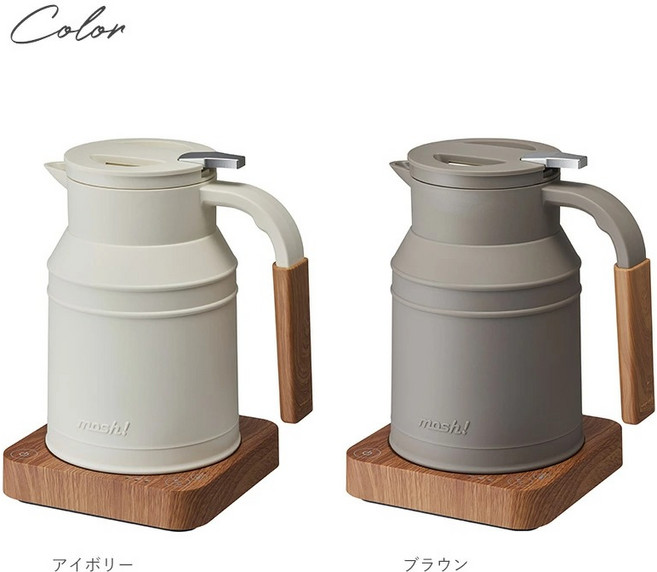 모슈 mosh 전기포트 보온 주전자 일본 전기주전자, 아이보리