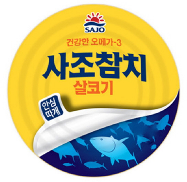 사조참치 살코기 안심따개, 100g, 48개