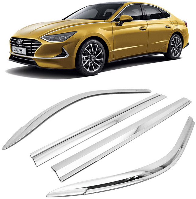 버블카 프리미엄 크롬 썬바이저 4P 소나타DN8