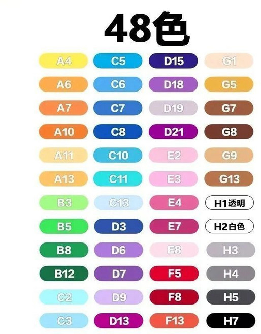 拼豆120色套裝手工diy材料包2.6mm融合豆, 1個, 48色24000粒【单色500粒】