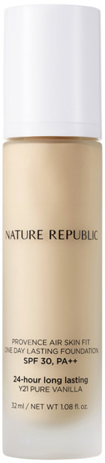네이처리퍼블릭 프로방스 에어 스킨 핏 원데이 래스팅 파운데이션 30ml, 1개, Y21퓨어바닐라