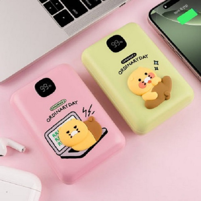 춘식이 고속충전 보조배터리 20 000mAh_신상품, 그린, 그린, 춘식이 고속충전 보조배터리 20,000mAh