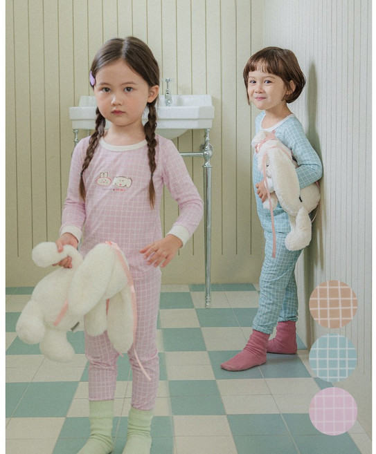 [해피버스] 퍼피래빗 실내복세트