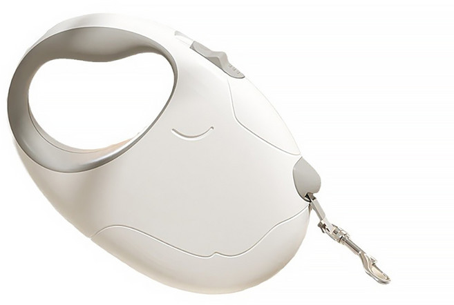 에일렌 동글동글 에그 반려동물 자동 리드줄, 1개, 핑크