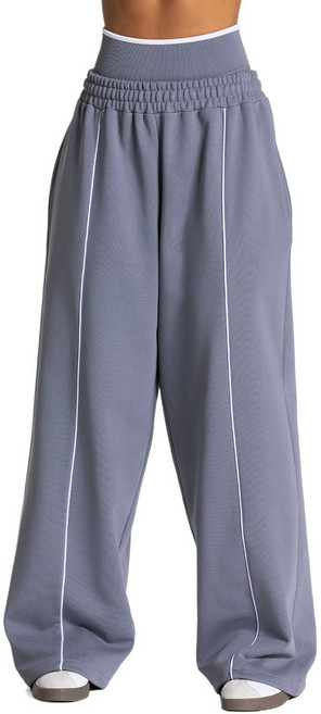 鬆垮瑜伽褲 時尚舒適休閒直筒瑜伽褲 強力高腰健身運動褲