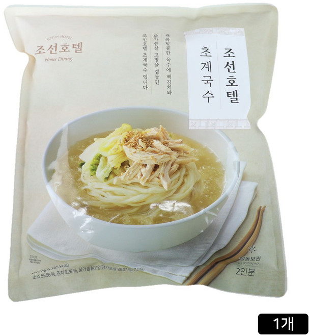 [홈쇼핑] 신세계 조선호텔 초계국수, 1개, 1.08kg