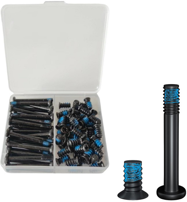 이지카고 케이스 팬 나사 AIO 쿨러 팬 나사 나일론 셀프 락킹 나사 30mm UNC 6-32 팬 나사 길이 + PC 케이스 팬 나사 10, Easycargo 이지카고 케이스 팬 나사 AIO 쿨러