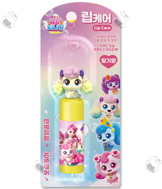 새콤달콤 캐치티니핑 캐릭터 립케어 6종택1, 3.8g, 1개, 포실핑