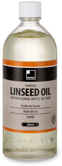 신한화구 린시드유 55ml 200ml 유화보조제, 상세페이지 참조