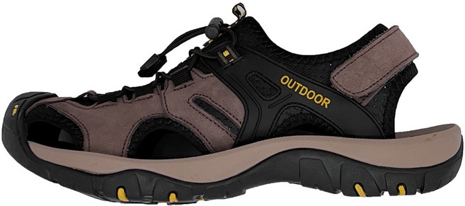 소가죽 경량 여름 논슬립 트레킹 등산화 샌들 슬리퍼 240mm-295mm