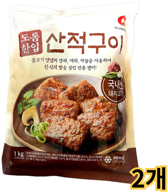 MN08$ 마)도톰한입산적구이-1kg, 1kg, 2개