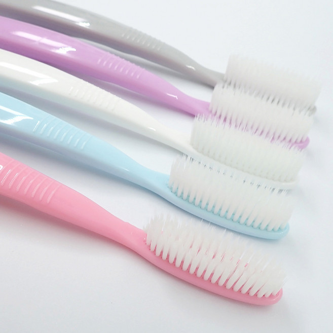 에브리 이중 미세모 대왕 칫솔 10P + 칫솔캡 2P 세트, 1세트, 10매입