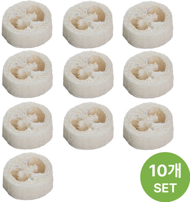 또바기 천연 수세미 비누받침대 루파 10p, 10개
