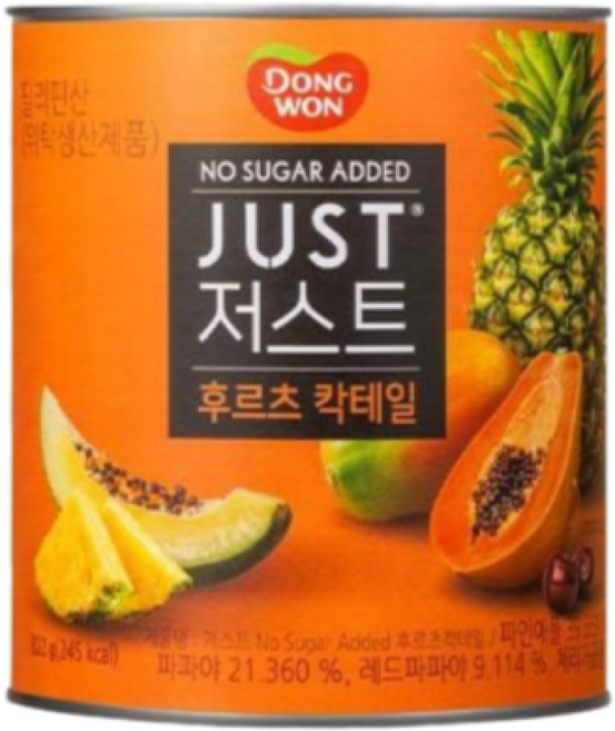 노슈가 후르츠칵테일 과일 팥빙수 만들기 재료, 1개, 425g