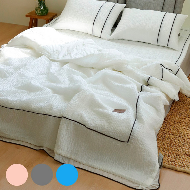 시어서커 뱀부 센타스타 여름 이불, 그레이