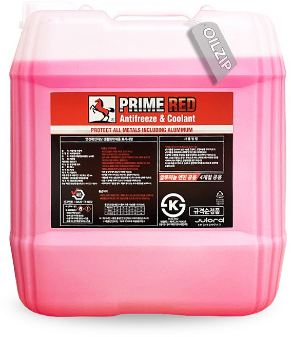 말표부동액 PRIME RED 물과섞어사용합니다, 1개, 16L