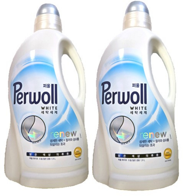 퍼울 화이트 일반용 액상세제 본품, 1.9L