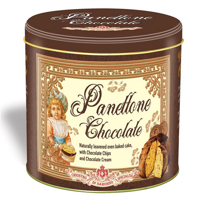 라짜로니 파네토네 1kg 1팩 초콜릿 Lazzaroni Chiostro Di Saronno Chocolate Panettone 1kg, 1개