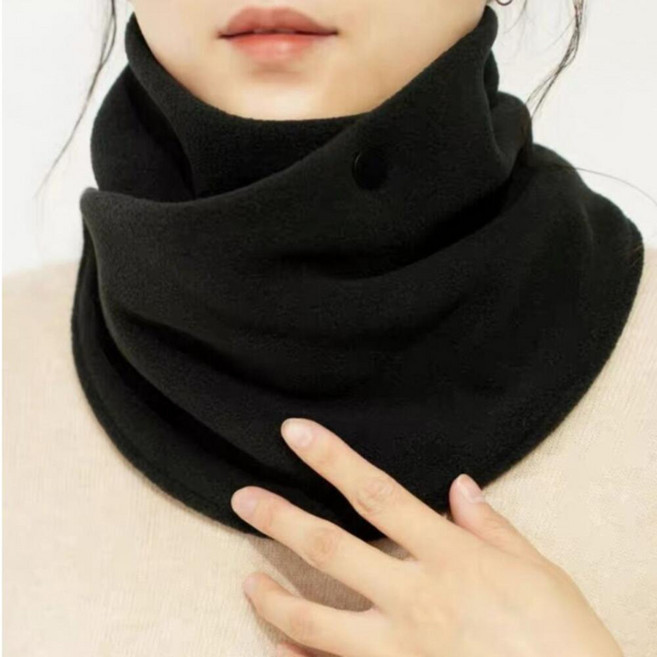 똑딱이 단추 넥 워머 머플러 목도리 겨울 방한 멀티 스카프 단추워머
