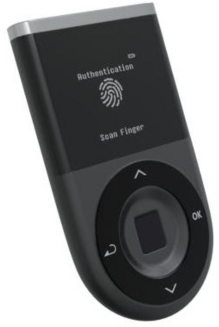 디센트(D'CENT) 비트코인 지갑 콜드월렛 하드월렛 지문인식형 암호화폐 지갑, 1개, 디센트 콜드월렛