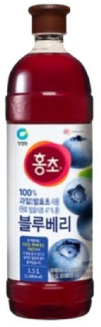 청정원 홍초 자연발효초 블루베리 x 3병, 1.5L, 1개